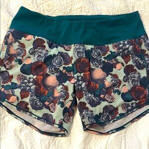 Oiselle Long Roga shorts, 6 inch inseam, size 8